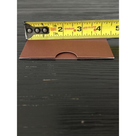 EMPTY Coach New York Brown Cardboard Box w/Receipt Holder Wallet Clutch Box - Picture 12 of 13